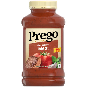 Prego® Italian Tomato Pasta Sauce Flavored With Meat, 45 OZ Jar (Case of 6)