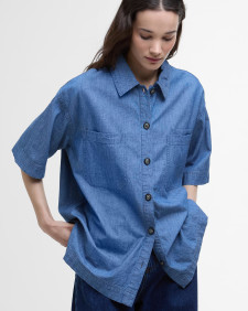 Camicia oversize Melanie a maniche corte 