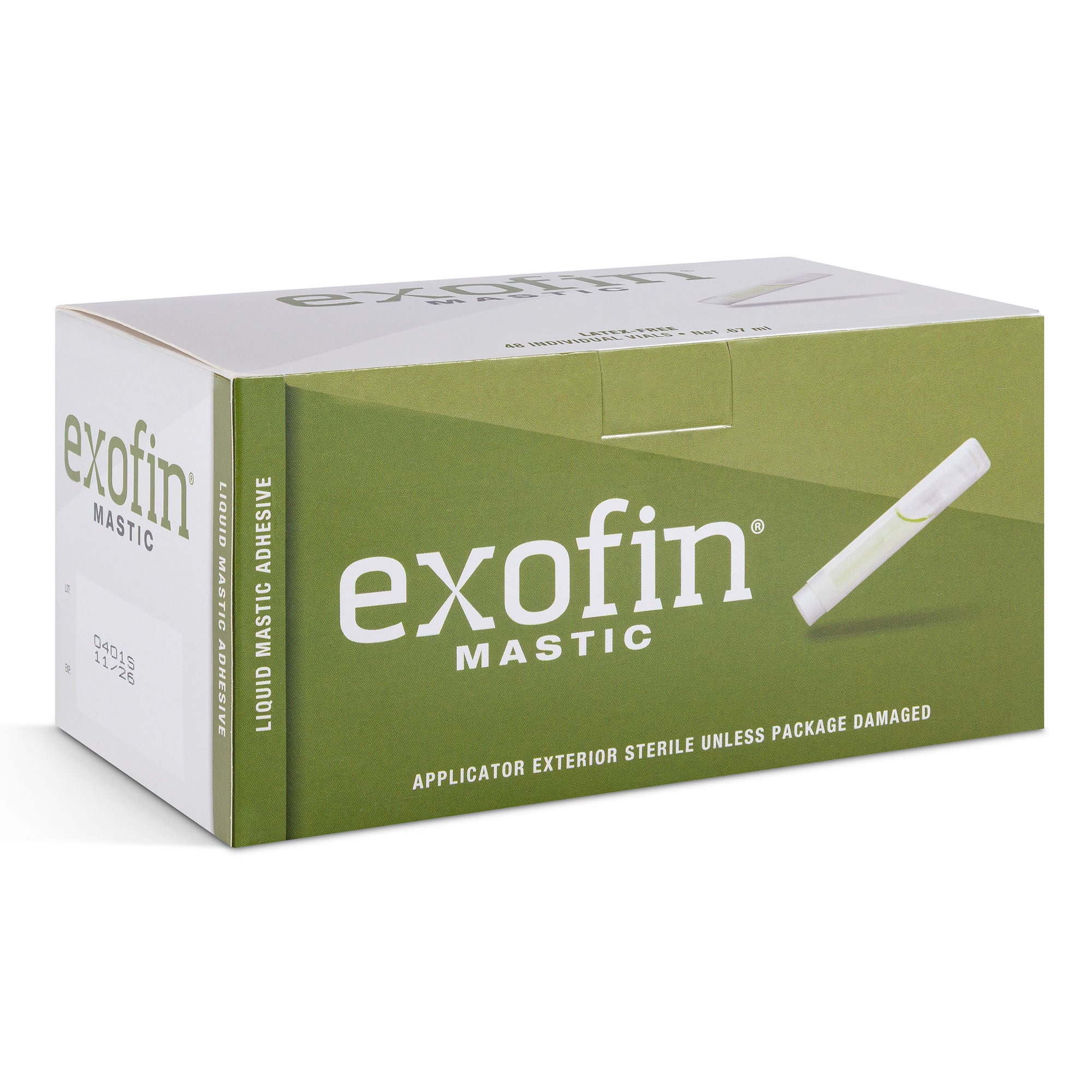 Chemence Medical ADHESIVE, LIQUID EXOFIN MASTICAMPOULES .67ML (48/BX)