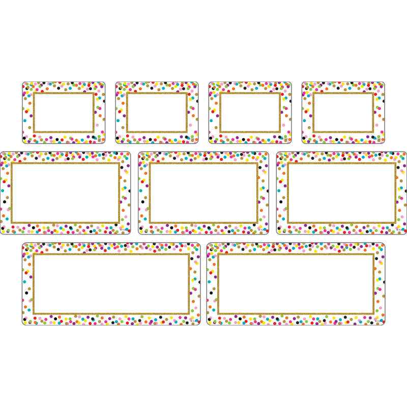 Clingy Thingies® Confetti Labels