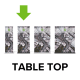 Table Top 36"w x 54"h