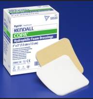 Kendall™ Foam Island Foam Dressing, 6 x 6 Inch