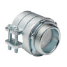 3 Inch Zinc Electro-Plate Malleable Iron Straight Squeeze Flex Connector