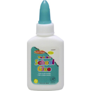 Creative Arts&trade; All-Purpose School Glue, AP Certified, 1.25 oz. Bottle, White