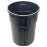Impact, Gator Plus, 55 gal, Plastic, Gray, Round, Receptacle