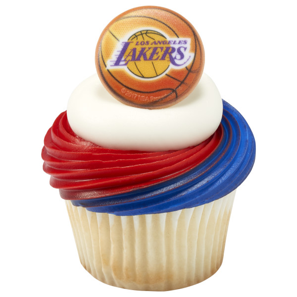 NBA Team Basketball Cupcake Rings