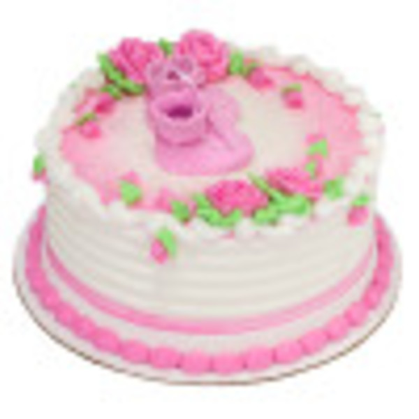 Pink Baby Booties DecoSet® DecoPac