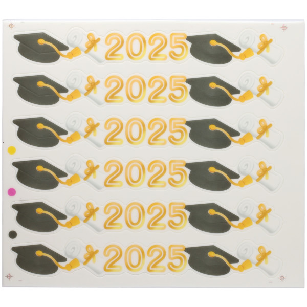2025 Graduation Strips SugarStyle® Edible Decorations