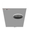 Meter Socket, Ringless, 320A, 600V, 1-Phase, 4-Jaw, UG, Surface-Mount, NEMA 3R