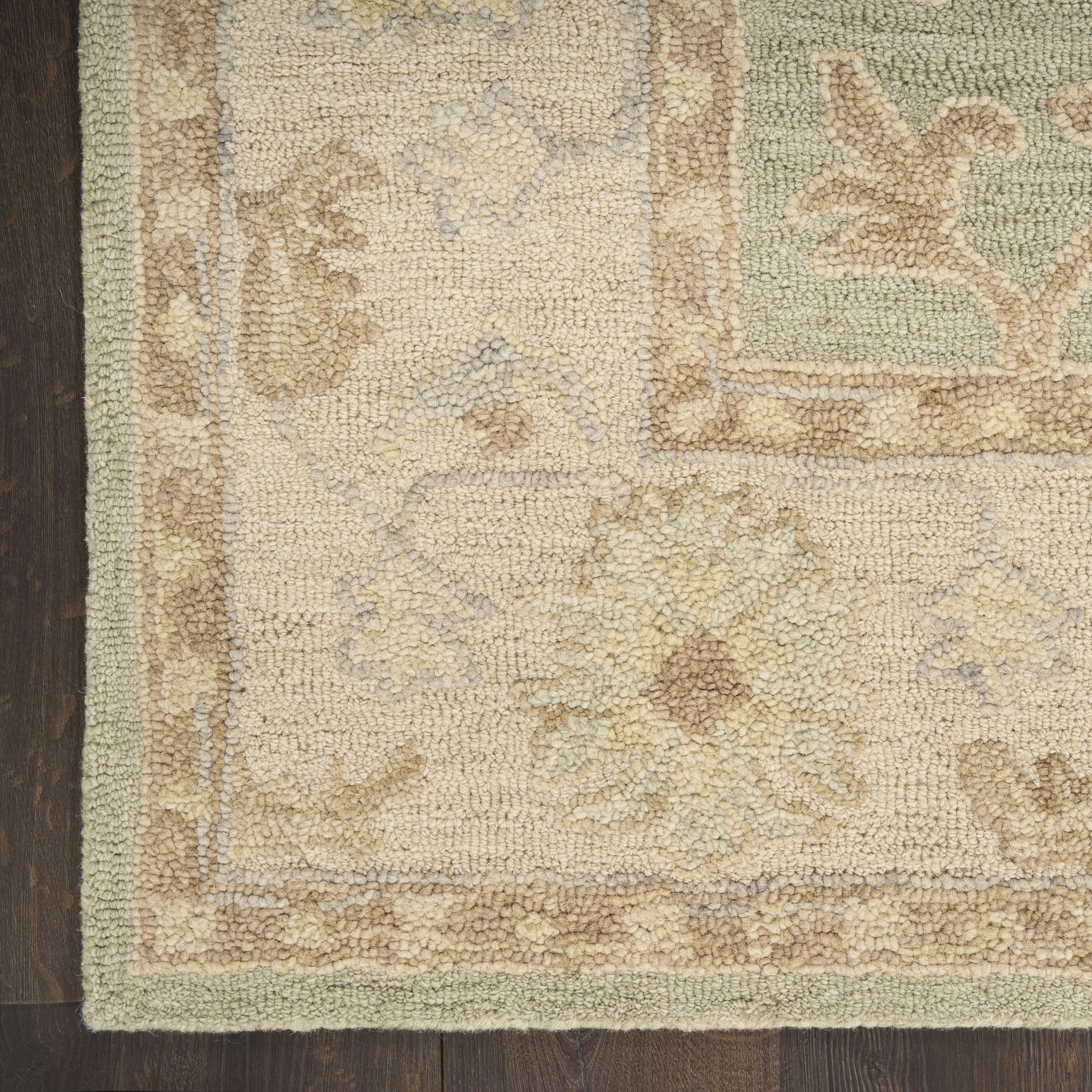 Nourison Maison 9'9" x 13'9" Sage Ivory Vintage Indoor Rug