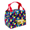 Grid Lock Purse Style Insulated Reusable Lunch Bag, Buses slideshow image 3 Grid Lock Purse Style Insulated Reusable Lunch Bag, Buses slideshow image 3
