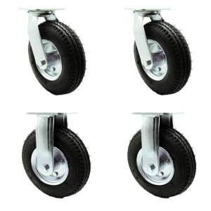 Special Made, 8" Pneumatic Swivel & Fixed Caster Replacement Kit