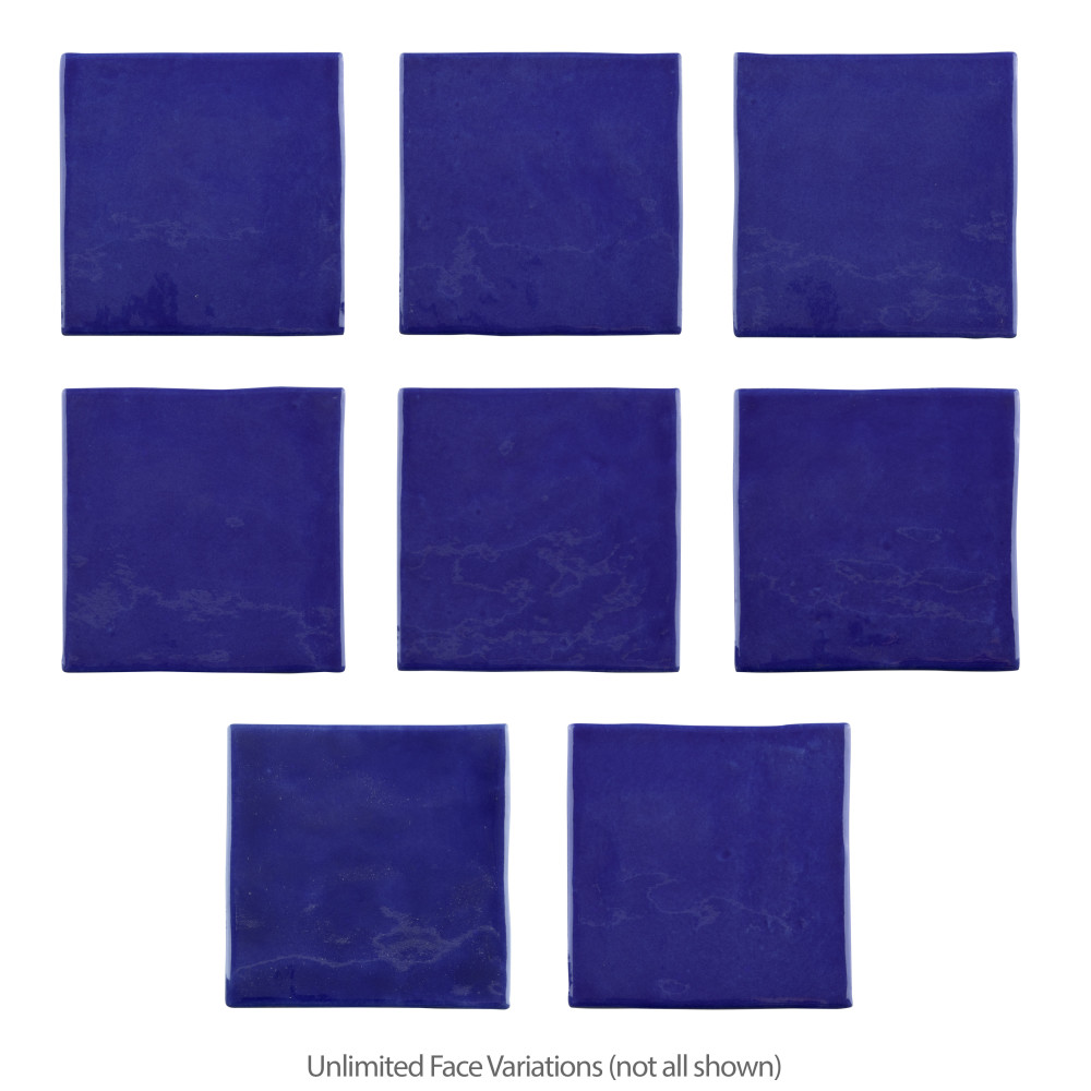 Viva Azul 4 in. x 4 in. Ceramic Wall Tile
