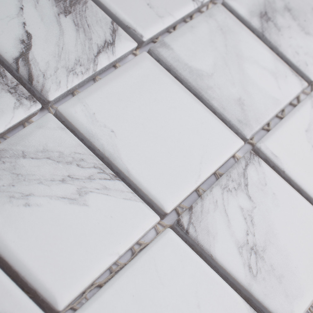 Sample – Katina Calacatta Porcelain Mosaic Tile Sample – Katina Calacatta Porcelain Mosaic Tile