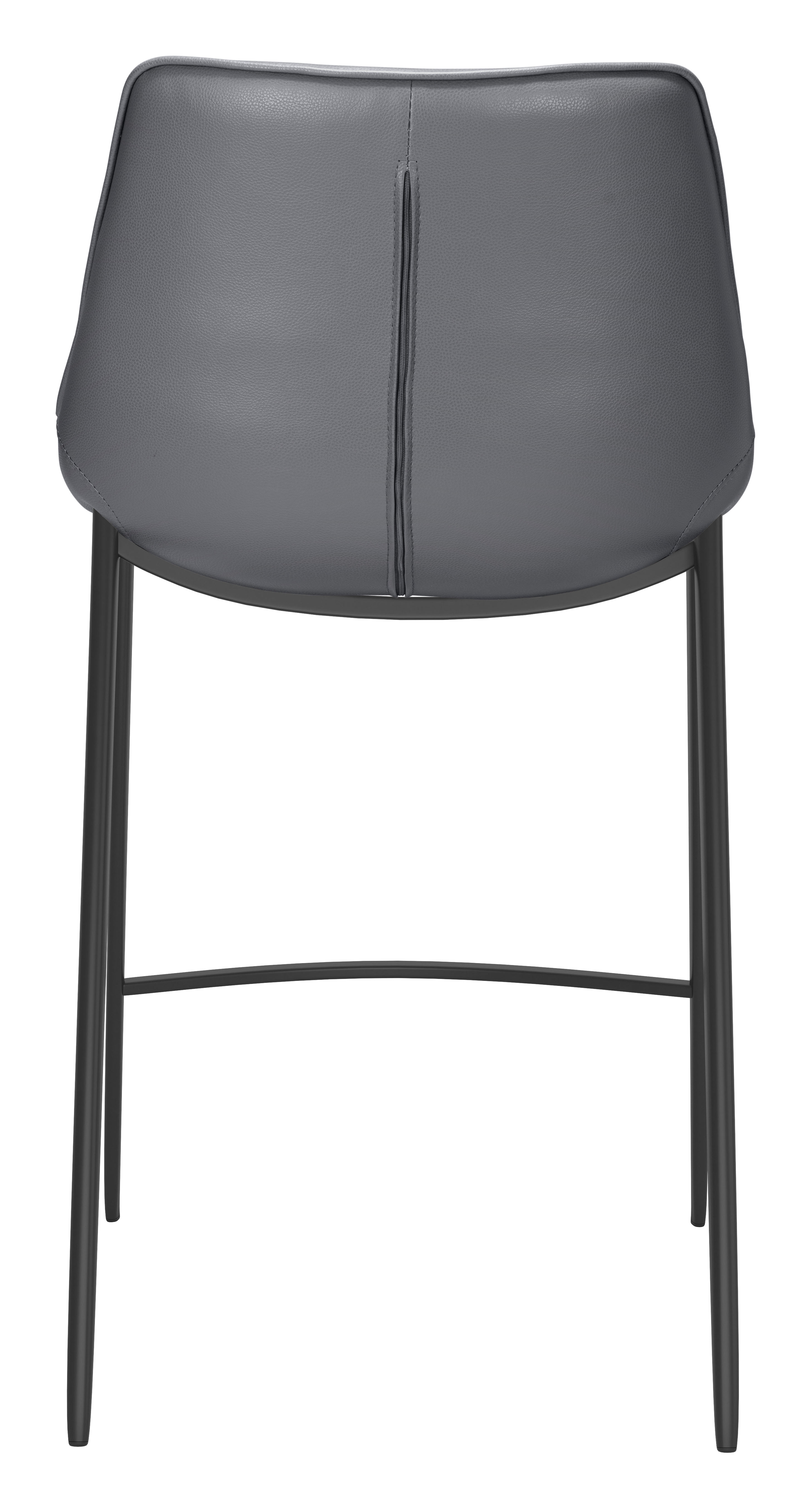 Magnus Counter Stool (Set of 2) Dark Gray & Black product image