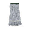 Boardwalk, Polyester/Rayon Looped-End Finish Mop Head with 1" Headband, Medium, White