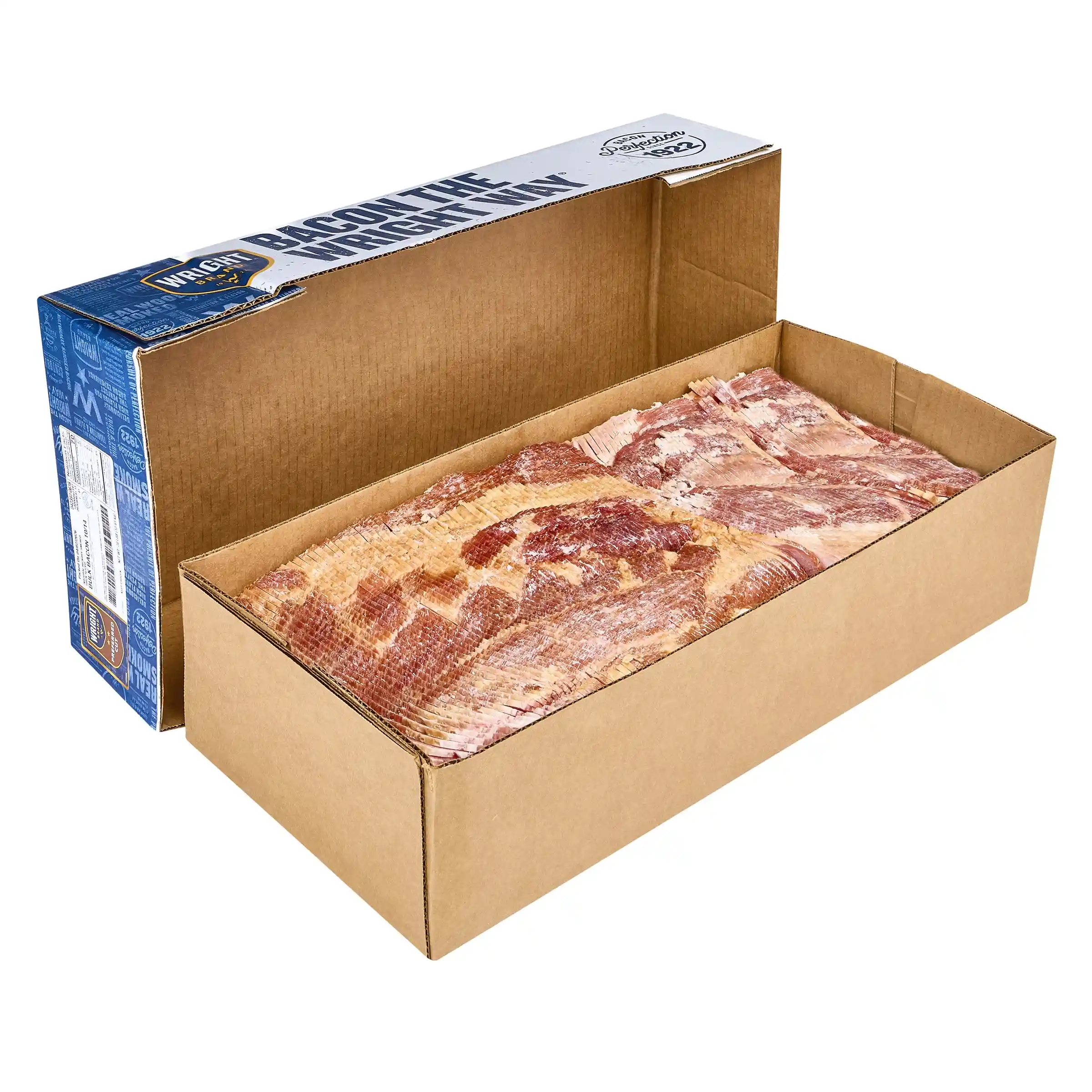Wright® Brand Naturally Hickory Smoked Thick Sliced Bacon 10-14_image_4