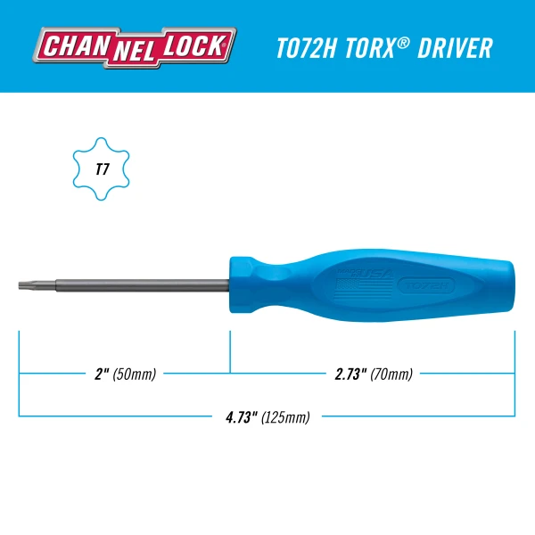 T072H TORX T7 X 2-inch Professional Screwdriver
