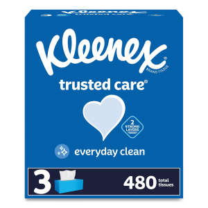 KIM54303, Kimberly Clark, Facial Tissue, 2 ply, White