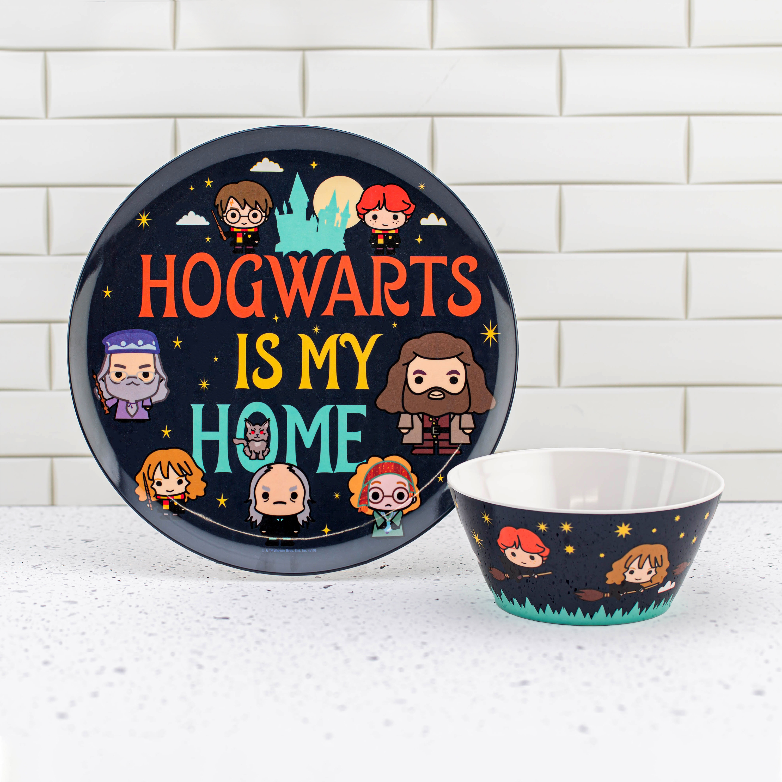 Harry Potter Dinnerware Set, Hogwarts is my Home, 2-piece set slideshow image 10 Harry Potter Dinnerware Set, Hogwarts is my Home, 2-piece set slideshow image 10