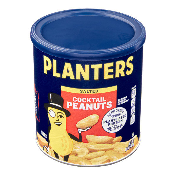 PLANTERS(r) Peanuts Cocktail	12/16 oz . C1C1 - Front Center In Package (Hi Res)