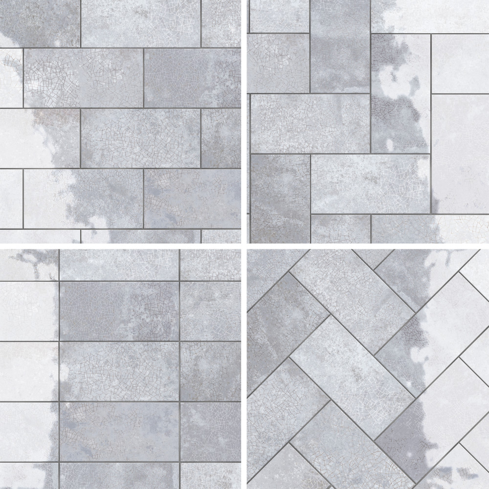 Myst Gunsmoke 4 in. x 8 in. Ceramic Wall Tile
