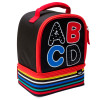 Grid Lock 2-compartment Reusable Insulated Lunch Bag, ABC slideshow image 3 Grid Lock 2-compartment Reusable Insulated Lunch Bag, ABC slideshow image 3