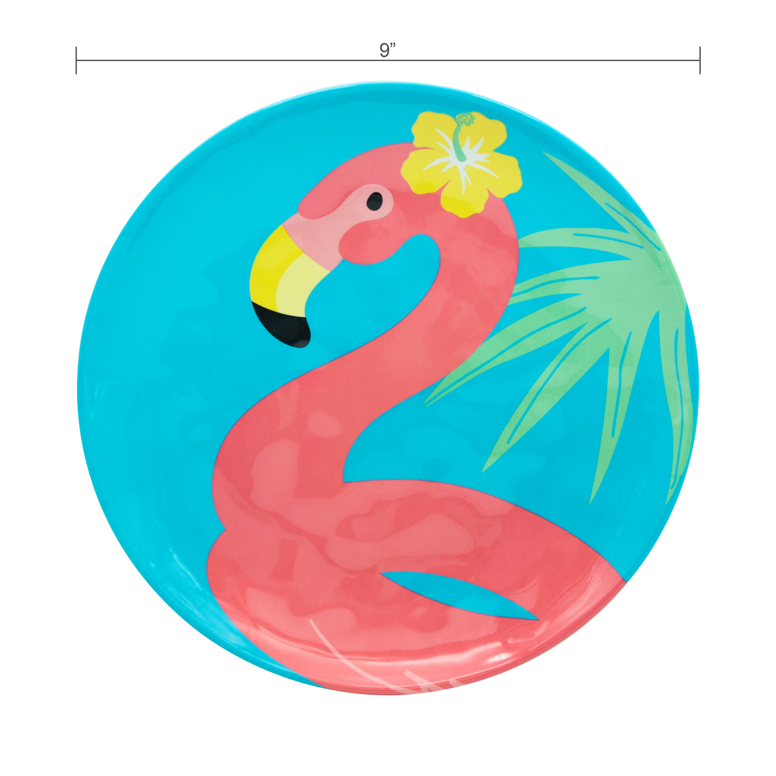 Summer Prints Dinnerware Set, Flamingo, 12-piece set slideshow image 3 Summer Prints Dinnerware Set, Flamingo, 12-piece set slideshow image 3