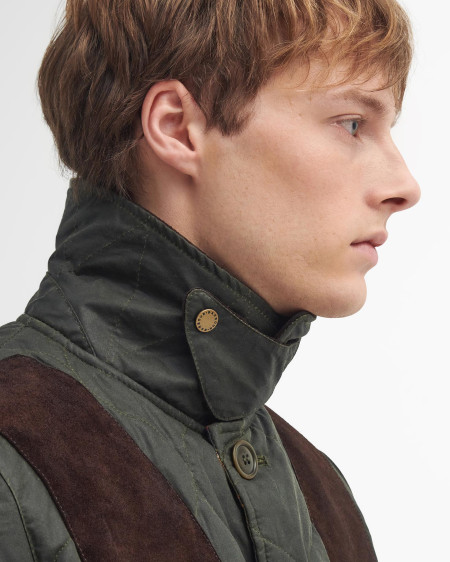 Barbour x TO KI TO Sporting Quilted Waxed Jacket