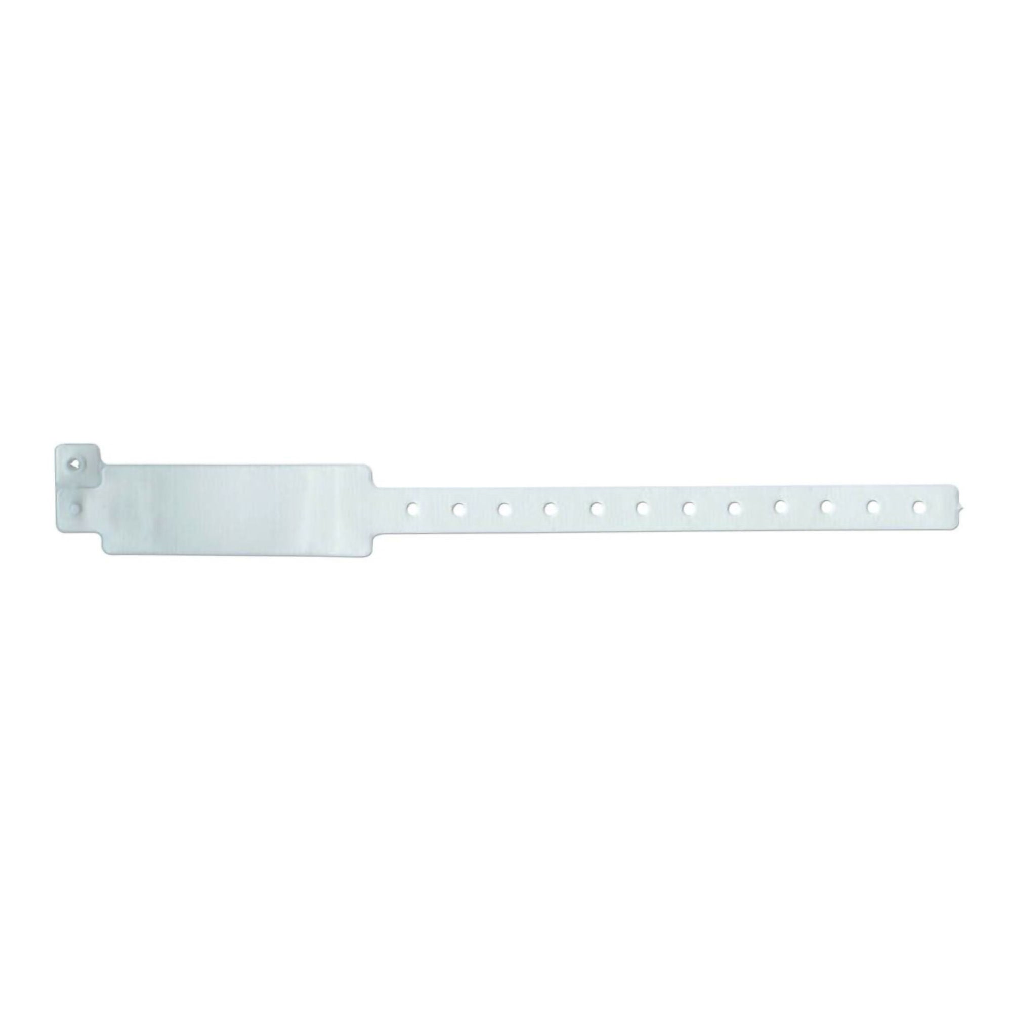Veri-Color® Insert Vinyl Wristband, 1 x 10 Inch, White