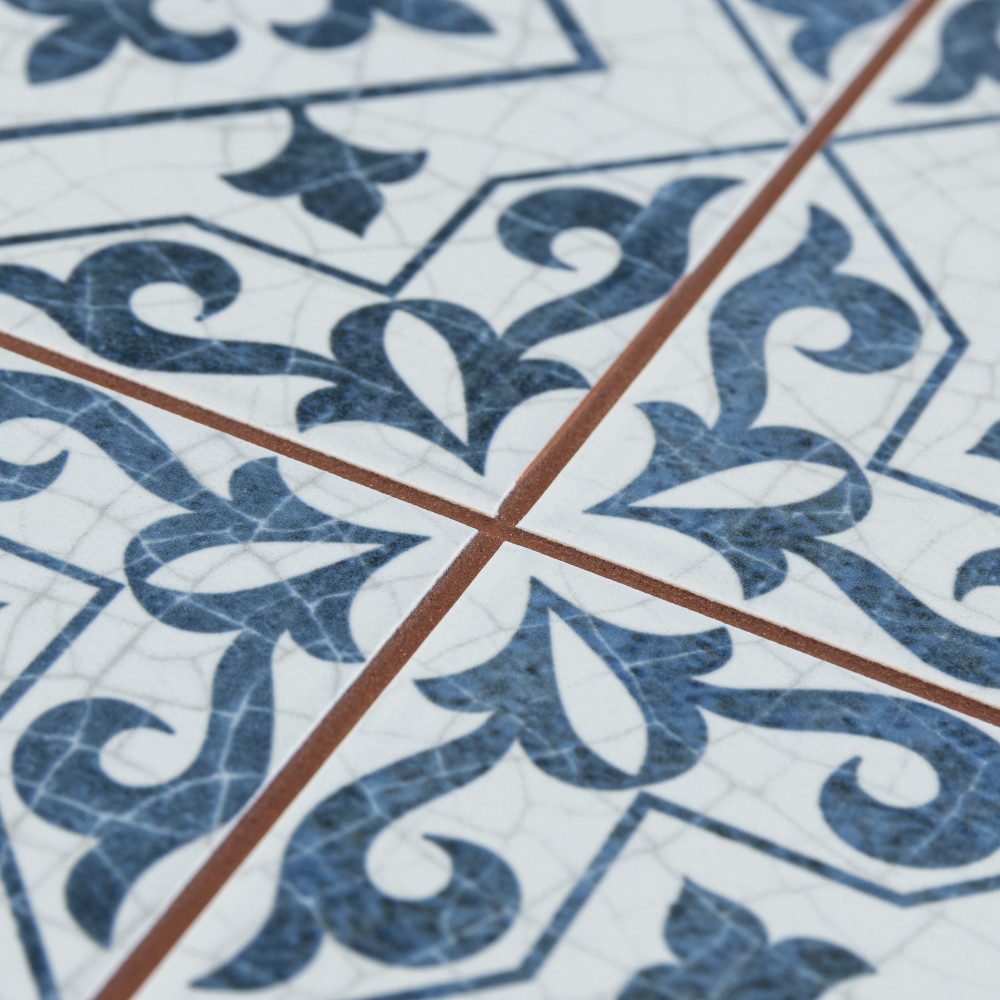 Harmonia Atlantic Cobalt Blue 13 in. x 13 in. Ceramic Floor and Wall Tile