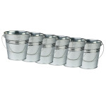 Teacher Created Resources&reg; Metal Pail with Handle, Pack of 6 TCR20829-6