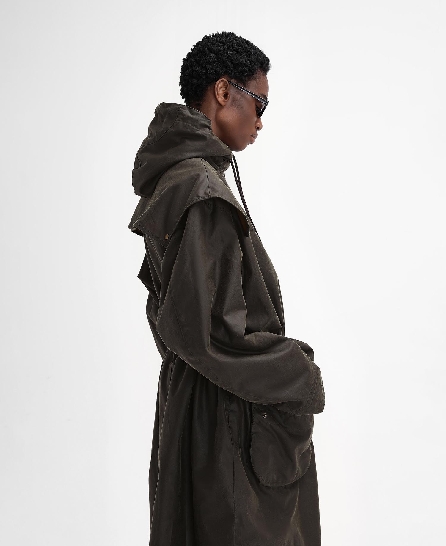 Barbour The Edit by Alexa Liam Waxed Parka image number 3
