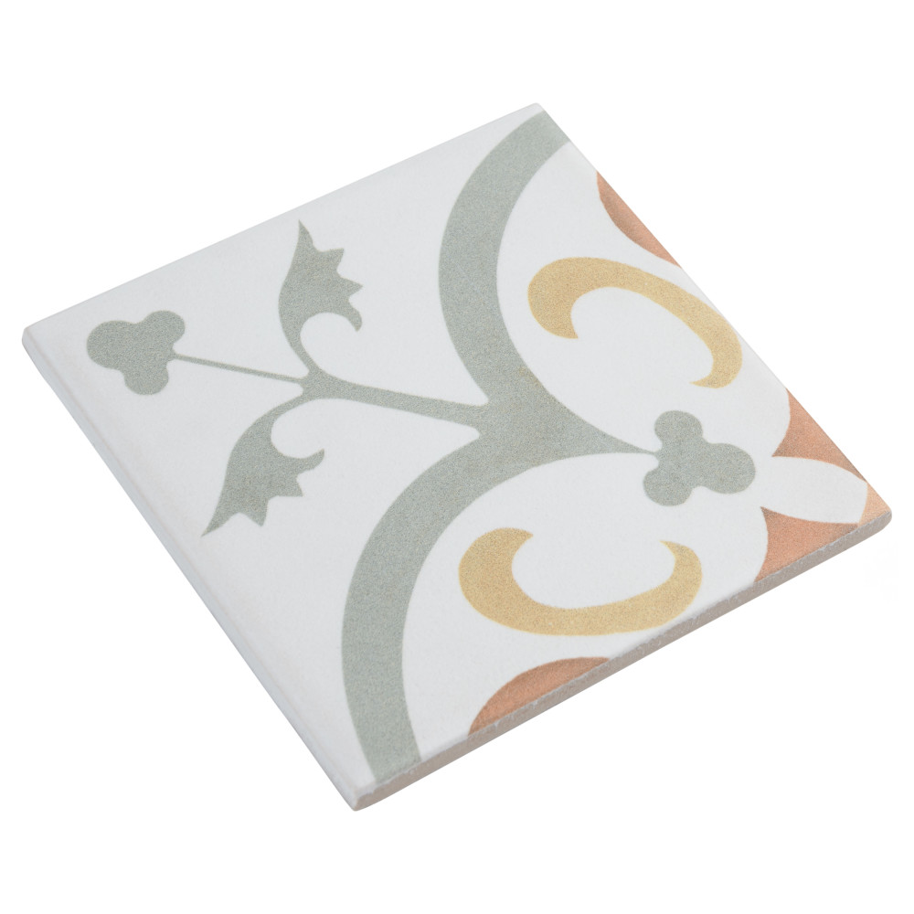 Revival Mini Memory 3-7/8 in. x 3-7/8 in. Ceramic Floor and Wall Tile