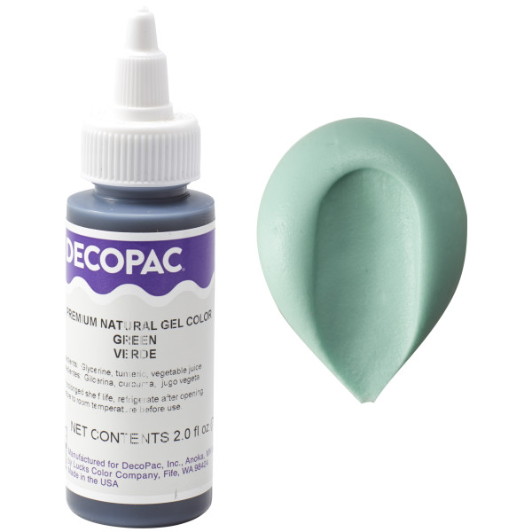 Green All-Natural Premium Gel Color