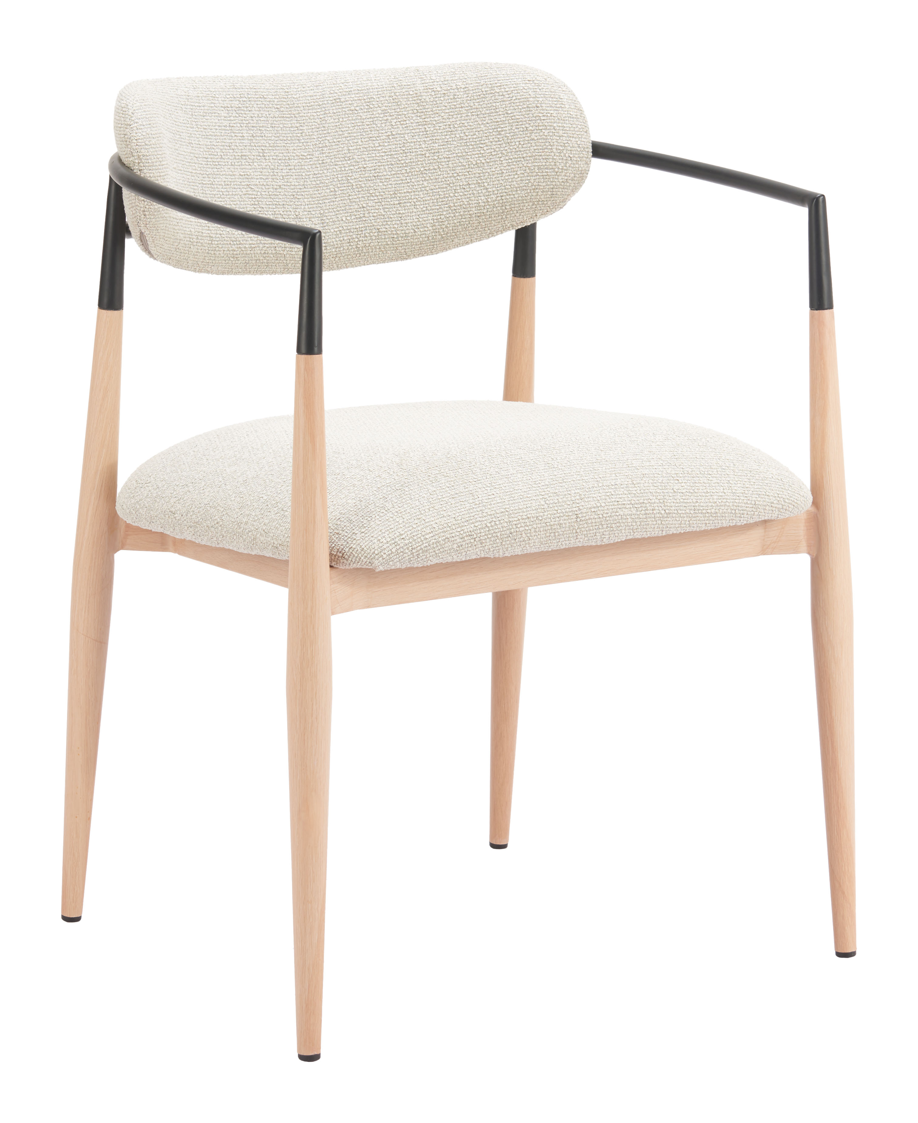 Equinox Dining Chair Oyster Gray & Natural product image