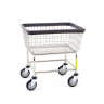 R&B Wire, Standard, Laundry Cart, Chrome