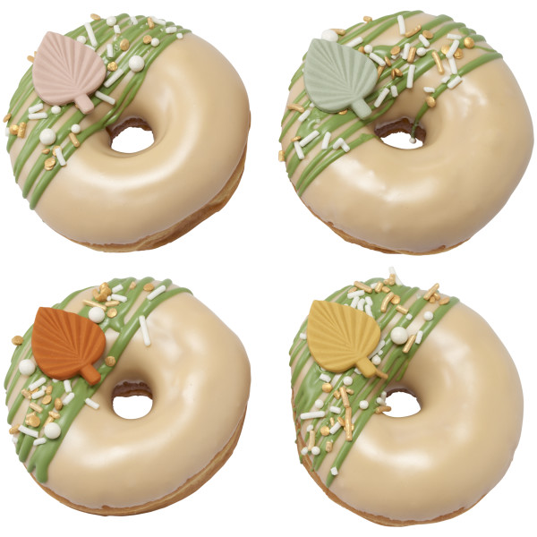 Ferns - Red 3 Free Sweet Décor® Edible Decorations