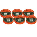Champion Sports Floor Marking Tape, 1" x 36 yd, Orange, 6 Rolls CHS1X36FTOR-6