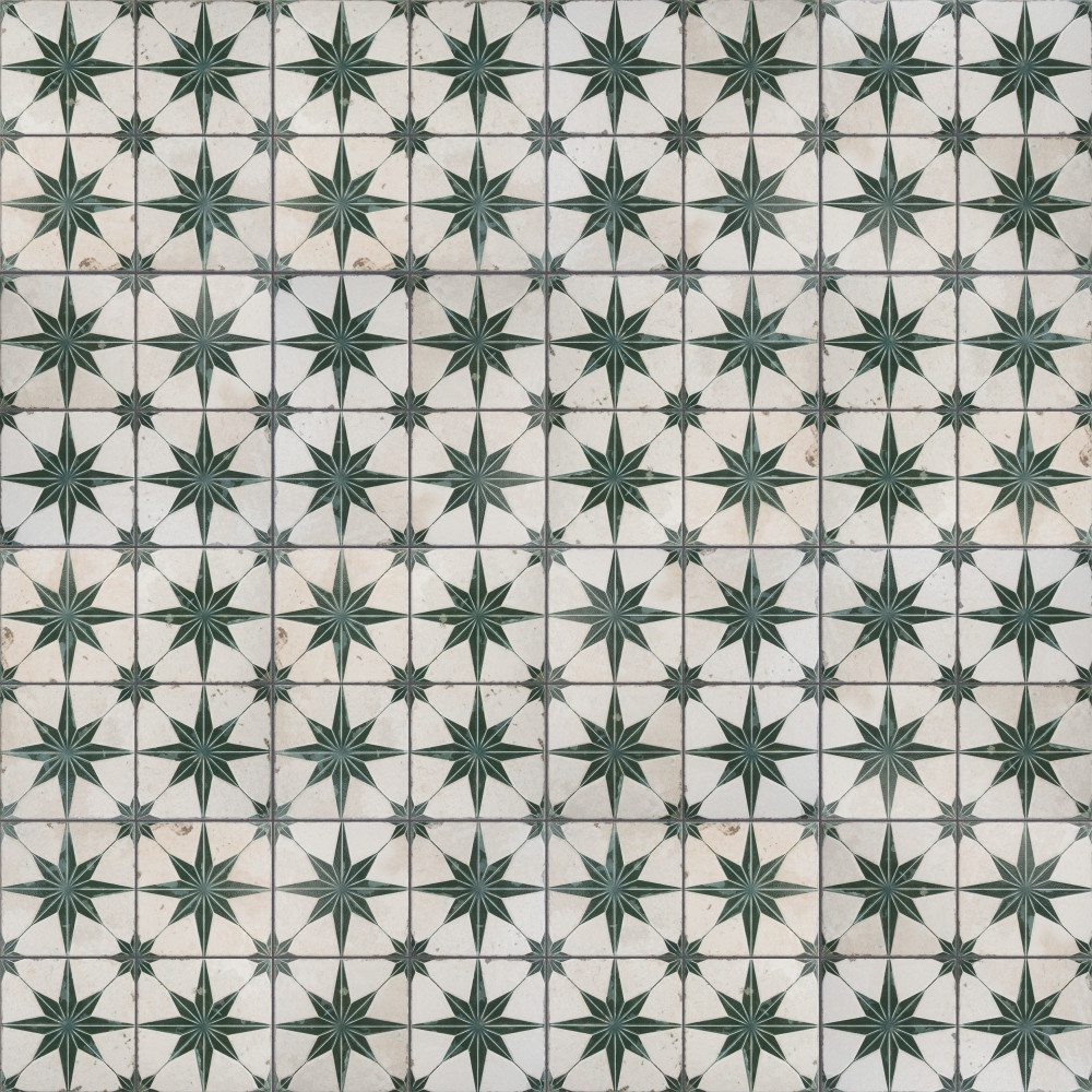 Kings Star Luxe Sage 17-5/8 in. x 17-5/8 in. Ceramic Floor and Wall Tile