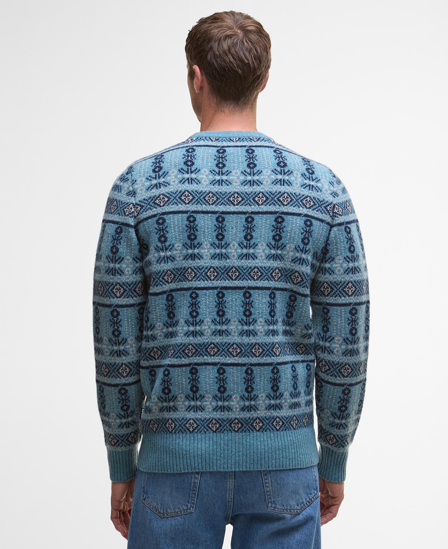 Grangetown Fair Isle Crew Neck Jumper image number 2