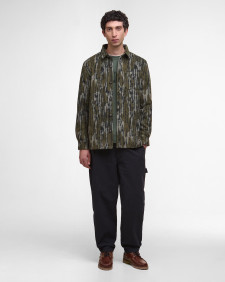 Boldon Relaxed Camo Overshirt Forest