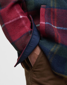 Overshirt Chapter a quadri Winterberry Tartan