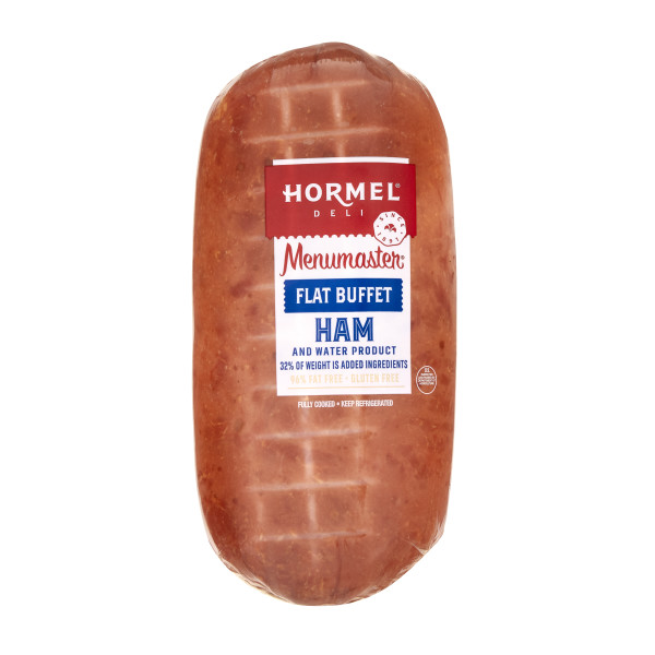 MENUMASTER(r) Flat Buffet Ham & Water, 96% FF, 2  pc . C1CB - Front Center Inner Pack (Hi Res)