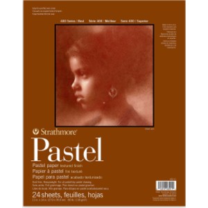 400 Series Pastel Paper Pad, Glue Binding, 24 Sheet, 11x14 inch, 1 Count