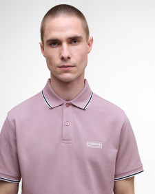Evan Short-Sleeved Polo Shirt Elderberry