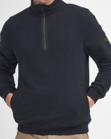 Outline Half-Zip Sweatshirt Classic Black