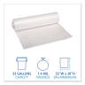 Boardwalk,  LLDPE Liner, 33 gal Capacity, 33 in Wide, 39 in High, 1.4 Mils Thick, Clear