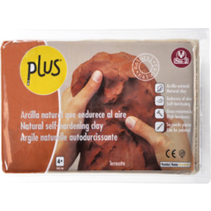 PLUS Clay Air Dry Clay, Terra Cotta, 2.2 lb (1 kg )