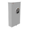 Meter Socket, Ringless, 320A, 600V, 1-Phase, 4-Jaw, OH/UG, Lever-Bypass, Surface-Mount, NEMA 3R, Large Closing Plate